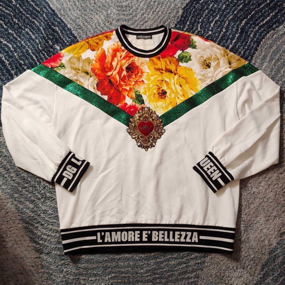 Dolce & Gabbana Women's Sweatshirt Sz EU 48 US 14